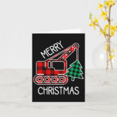 Kinder Peuter Kersttruck Boy Xmas Graafmachine PL Kaart (Gele Bloem)