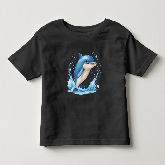 Kinder peuter T-shirt Dolfijn (Voorkant)