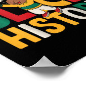 Kinder peuter zwarte geschiedenis ik ben Juneteent Poster (Hoek)