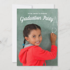 Kinder Photo Graduation Party Kaart