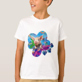 Kinder Piggy houdt van kunst T-shirt (Voorkant)