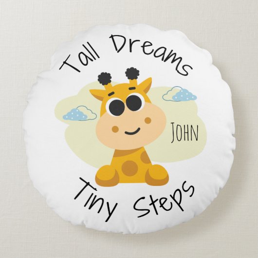 Kinder piloot rond kussen (Voorkant)