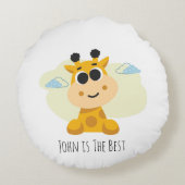 Kinder piloot rond kussen (Achterkant)