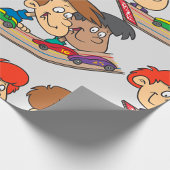 Kinder Pinewood Derby Car Race Cadeaupapier