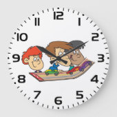 Kinder Pinewood Derby Car Race Grote Klok (Voorkant)