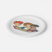 Kinder Pinewood Derby Car Race Papieren Bordje (Gekanteld)