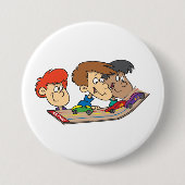 Kinder Pinewood Derby Car Race Ronde Button 7,6 Cm (Voorkant)