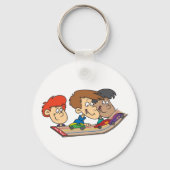 Kinder Pinewood Derby Car Race Sleutelhanger (Achterkant)