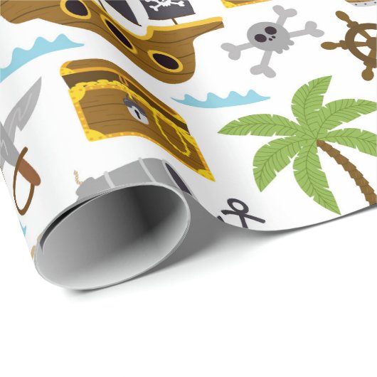 Kinder Pirate Cadeaupapier (Rol Hoek)