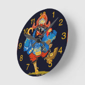 Kinder Piratenklok Ronde Klok (Hoek)