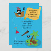 Kinder piratenpartij kaart (Voorkant / Achterkant)