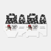 kinder piratenpartij thema bedankdoosjes (Uitgevouwen)