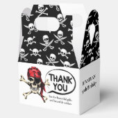 kinder piratenpartij thema bedankdoosjes (Geopend)