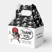 kinder piratenpartij thema bedankdoosjes (Voorkant Zijde)