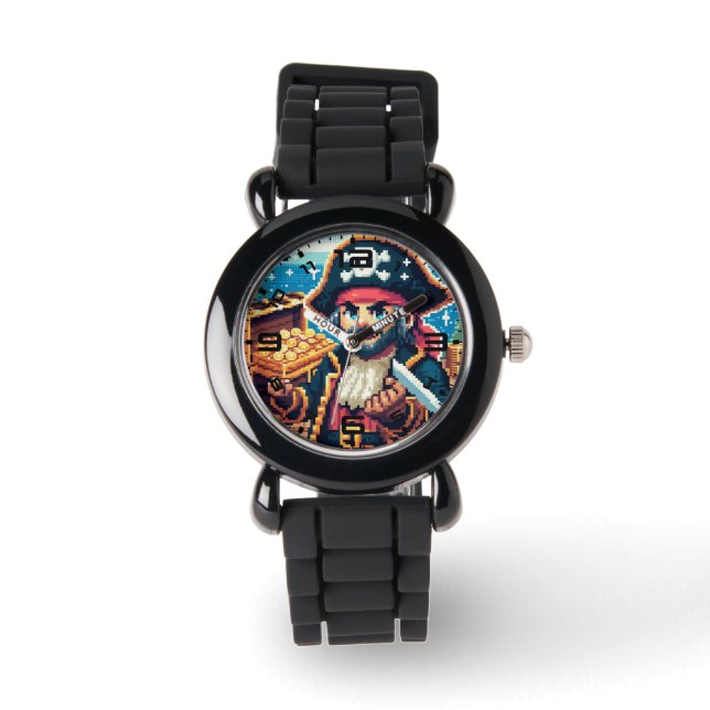 Kinder piratenwacht horloge (Voorkant)