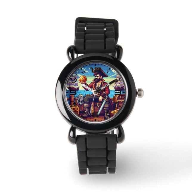 Kinder piratenwacht horloge (Voorkant)