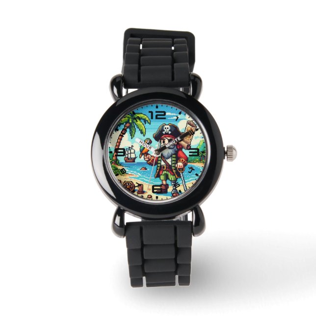 Kinder piratenwacht horloge (Voorkant)