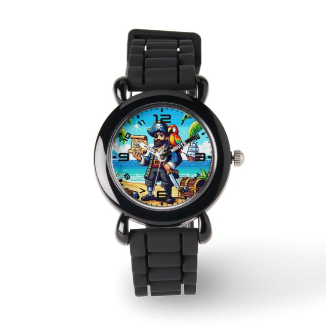 Kinder piratenwacht horloge (Voorkant)