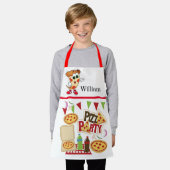 Kinder Pizza Party Schort (Gedragen)