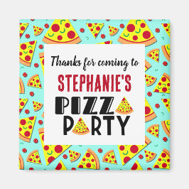 Kinder Pizza Verjaardag Bedankt Feestgunst Magneet