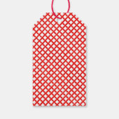 Kinder PIZZA Verjaardagsfeestje Dank u Cadeaulabel (Achterkant)