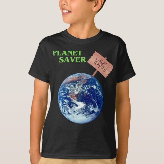 Kinder Planet Saver T-shirt (Voorkant)