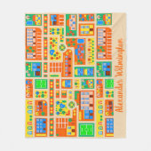 Kinder Play City Fleece Deken (Voorkant)