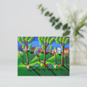 Kinder Play Red Rover Post Card Briefkaart (Staand voorkant)