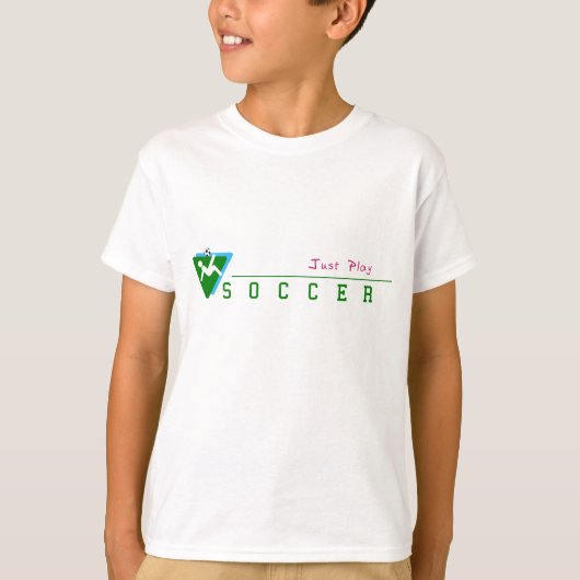 Kinder Play Soccer T-Shirt (Voorkant)