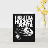 Kinder Plezier Deze kleine hockeyspeler is 2e verj Kaart (Gele Bloem)