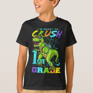 Kinder Plezier Eerste Grade T-Rex T-shirt