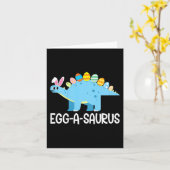 Kinder Plezier Eggasaurus Dinosaur Paaseierjacht K Kaart (Gele Bloem)