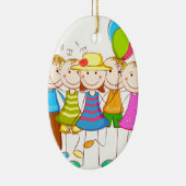 kinder plezier keramisch ornament (Rechts)