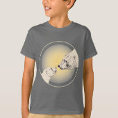 Kinder Polar Beer T-shirt Wildlife Art Kinder T -  (Voorkant)