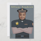 Kinder politie Birthday Kaart (Voorkant)