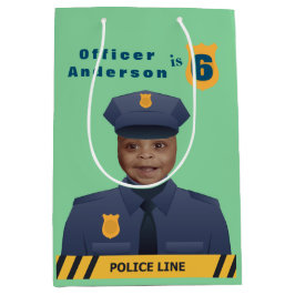 Kinder politie Birthday Medium Cadeauzakje