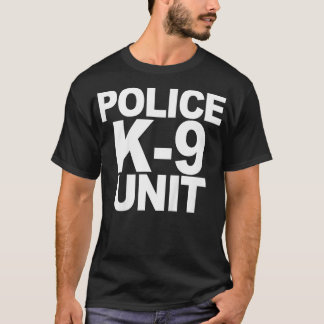 Kinder politie K9 Eenheid Rechtshandhaving Politie T-shirt