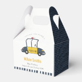 Kinder politieauto van de zeemacht elke zondag bedankdoosjes (Achterkant)