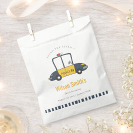 Kinder politieauto van de zeemacht elke zondag bedankzakje