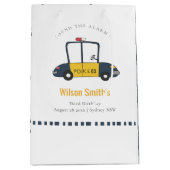 Kinder politieauto van de zeemacht elke zondag medium cadeauzakje (Voorkant)