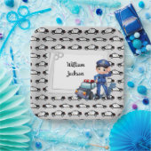 Kinder politieman papieren bordje (Feest)