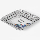 Kinder politieman papieren bordje (Gebogen)