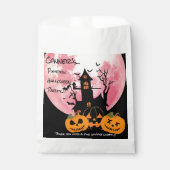 Kinder pompoen Halloween Party Bedankzakje (Voorkant)