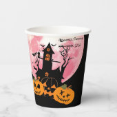 Kinder pompoen Halloween Party Papieren kopjes Bekers (Voorkant)