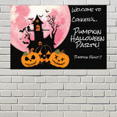 Kinder pompoen Halloween Party Poster