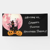 Kinder pompoen Halloween Party Spandoek (Horizontaal)