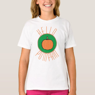 Kinder pompoen/Halloween T-shirt