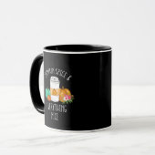 Kinder pompoen specerij en alles leuke peuter meis mok (Voorkant links)