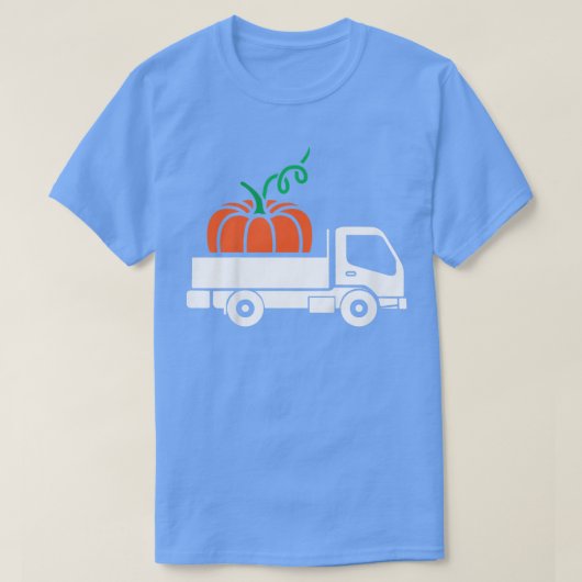 Kinder pompoen Truck Lazy Halloween Costume Cool T-shirt (Design voorkant)