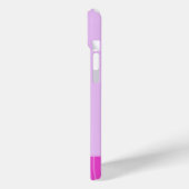 Kinder pony paarse roze strepen naam Case-Mate iPhone case (Achterkant / Links)